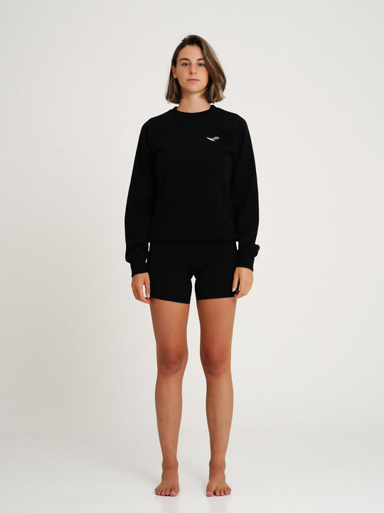 Lift Sweatshirt - Black & Ecru