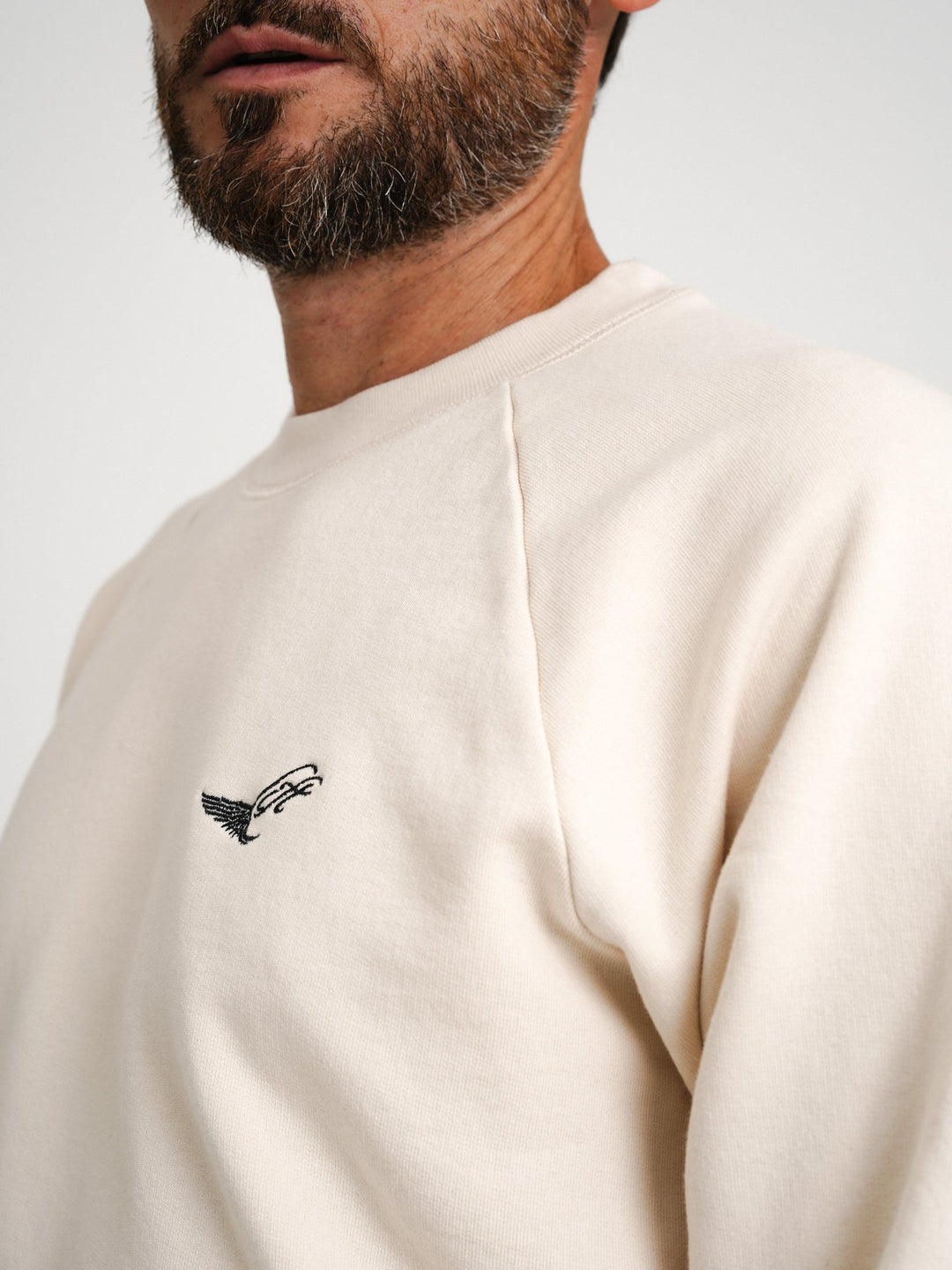 Lift Sweatshirt - Black & Ecru