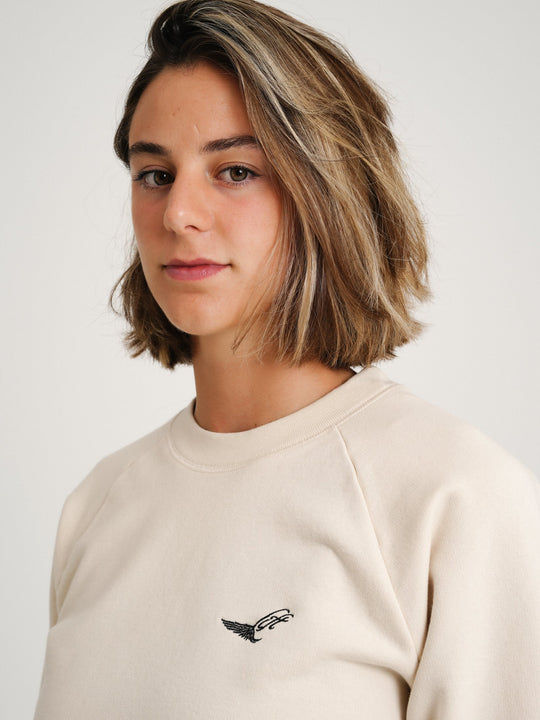 Lift Sweatshirt - Black & Ecru