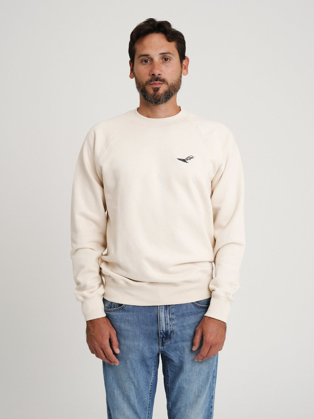 Lift Sweatshirt - Black & Ecru