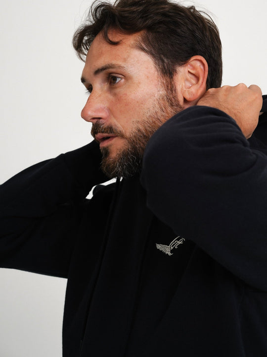 Lift Hoodie - Dark Blue - Kelowna e - Foil Adventures