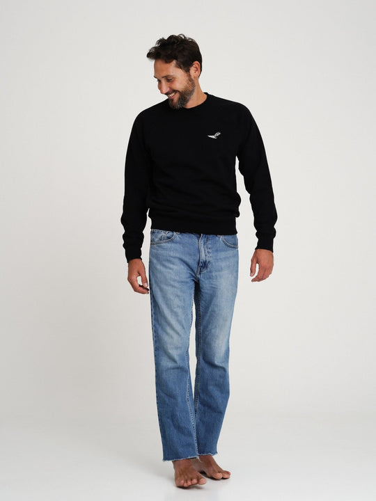 Lift Sweatshirt - Black & Ecru - Kelowna e - Foil Adventures