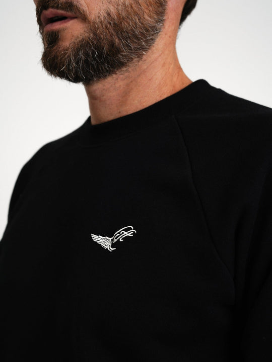 Lift Sweatshirt - Black & Ecru - Kelowna e - Foil Adventures