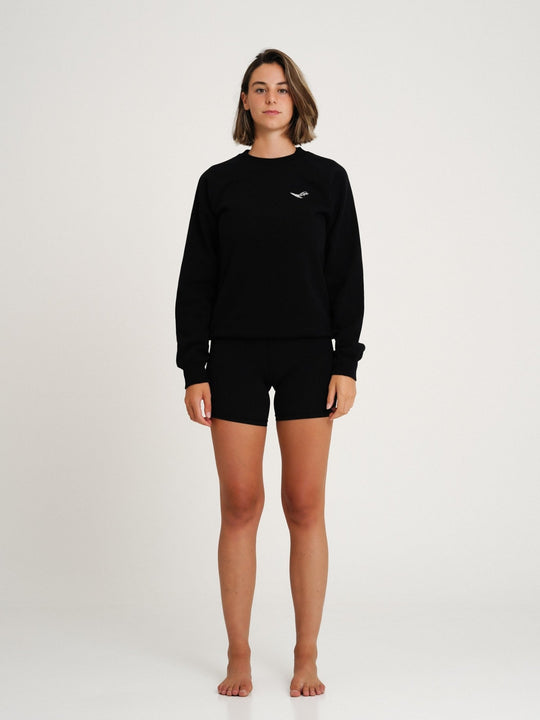 Lift Sweatshirt - Black & Ecru - Kelowna e - Foil Adventures