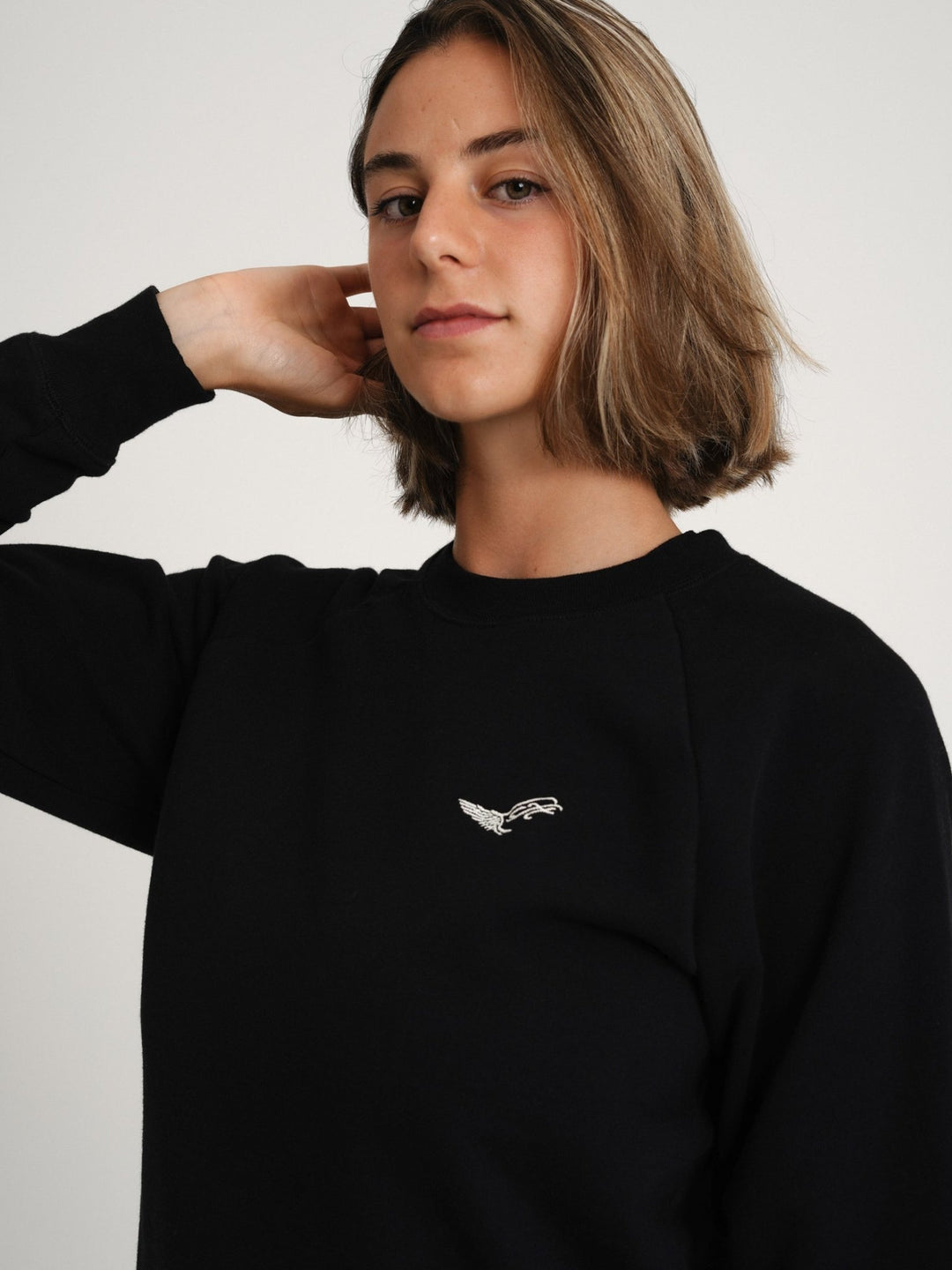 Lift Sweatshirt - Black & Ecru - Kelowna e - Foil Adventures