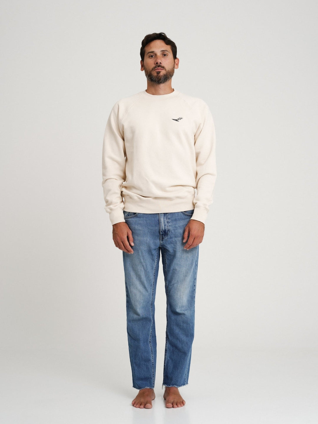 Lift Sweatshirt - Black & Ecru - Kelowna e - Foil Adventures